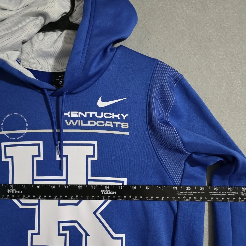 Nike Mens Dri Fit 2021 Kentucky Wildcats Tean Sideline Pullover Hoodie Size M